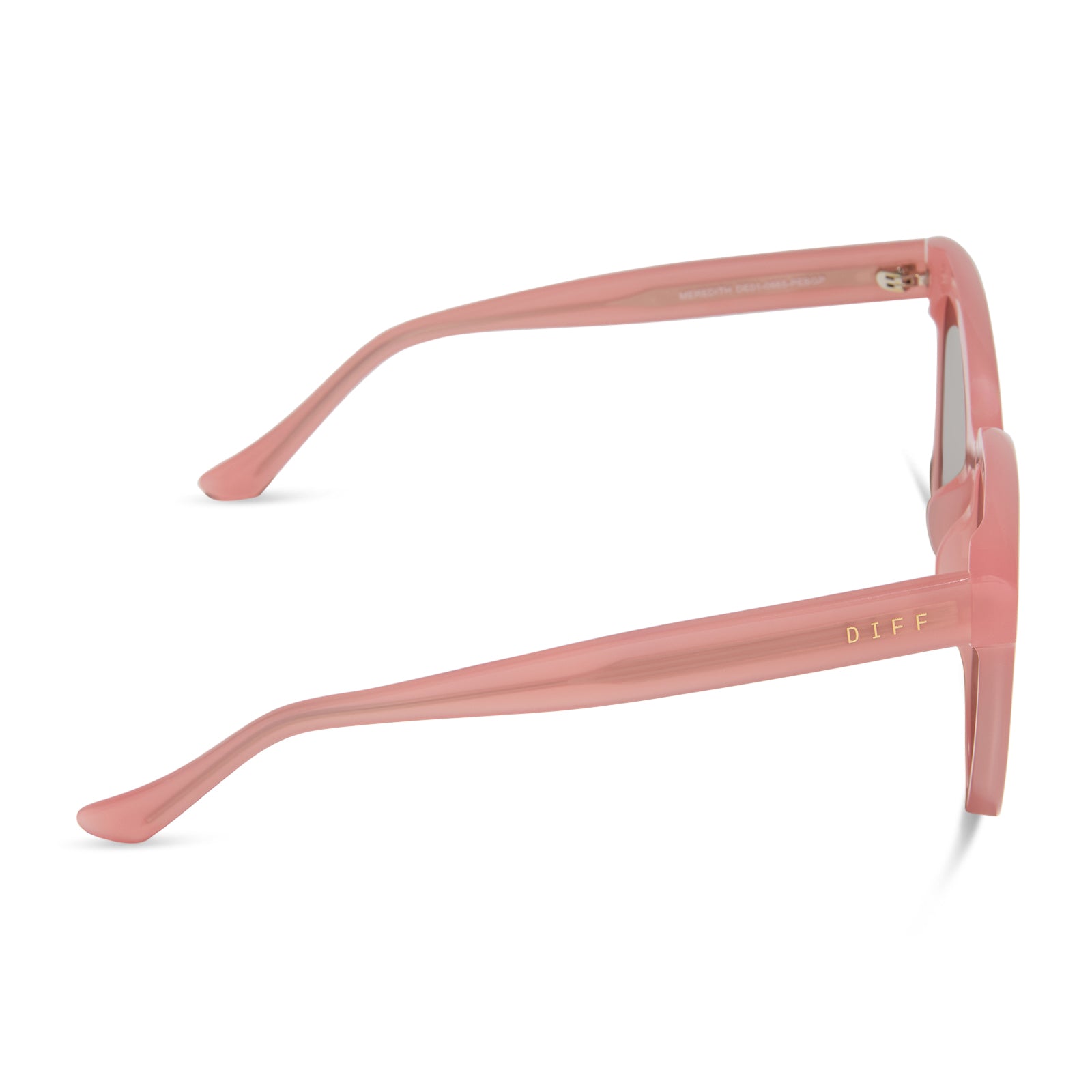 MEREDITH - PEACH + BROWN GRADIENT + POLARIZED SUNGLASSES