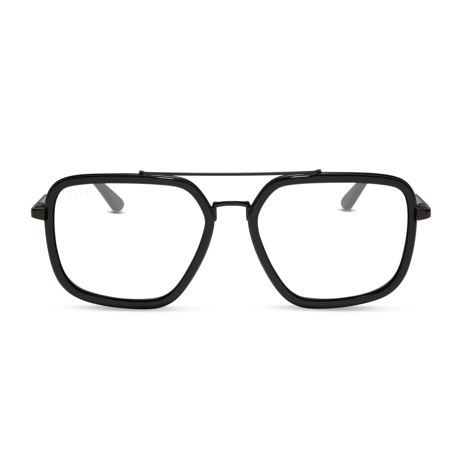 JORDAN - MATTE BLACK + BLACK TEMPLE TIPS + PRESCRIPTION GLASSES