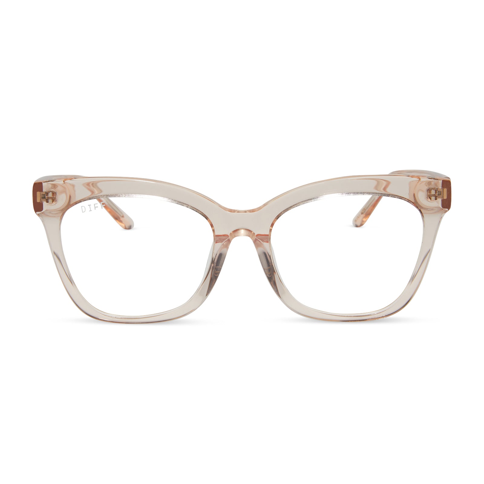 WINSTON - VINTAGE ROSE CRYSTAL + PRESCRIPTION GLASSES