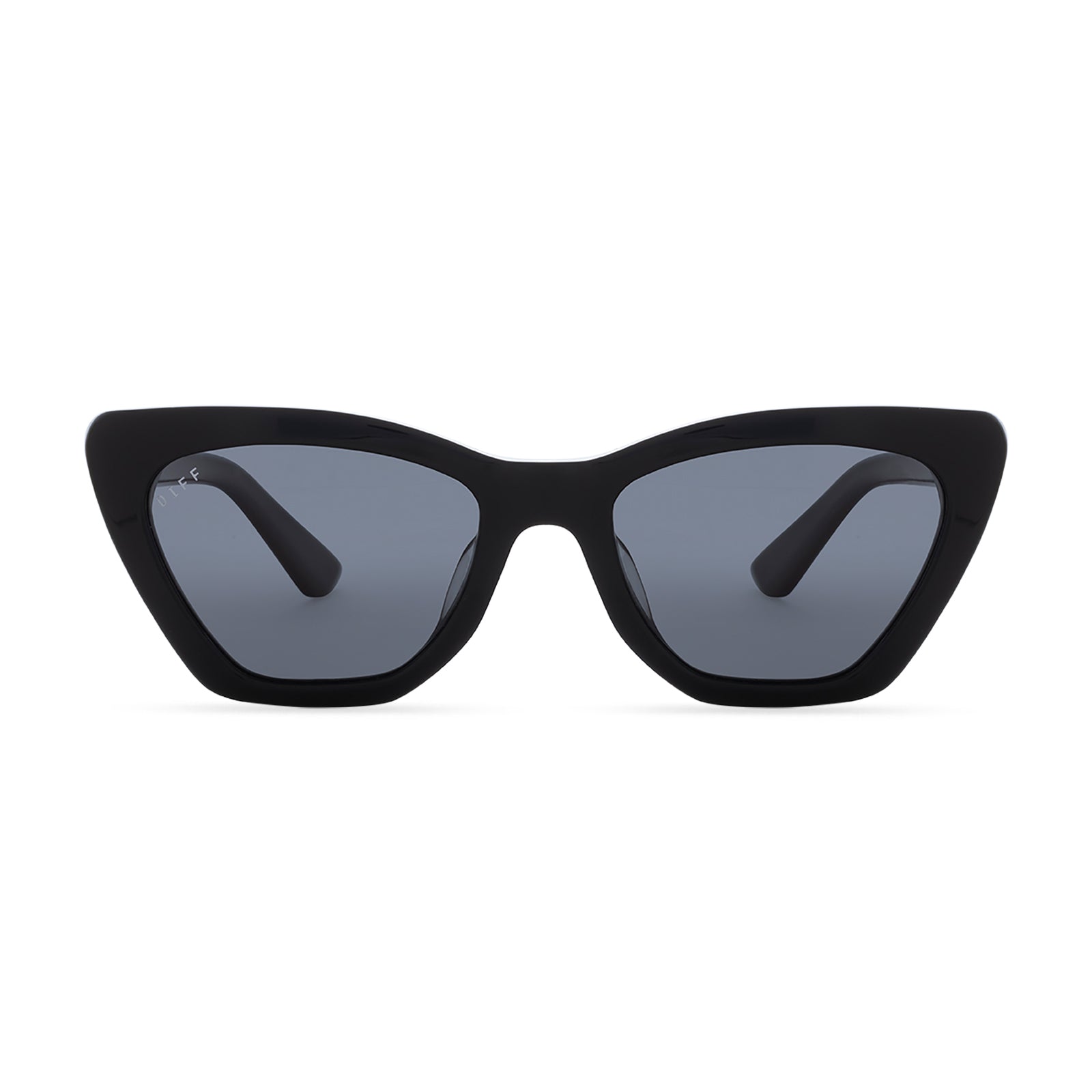CAMILA - BLACK + GREY SUNGLASSES
