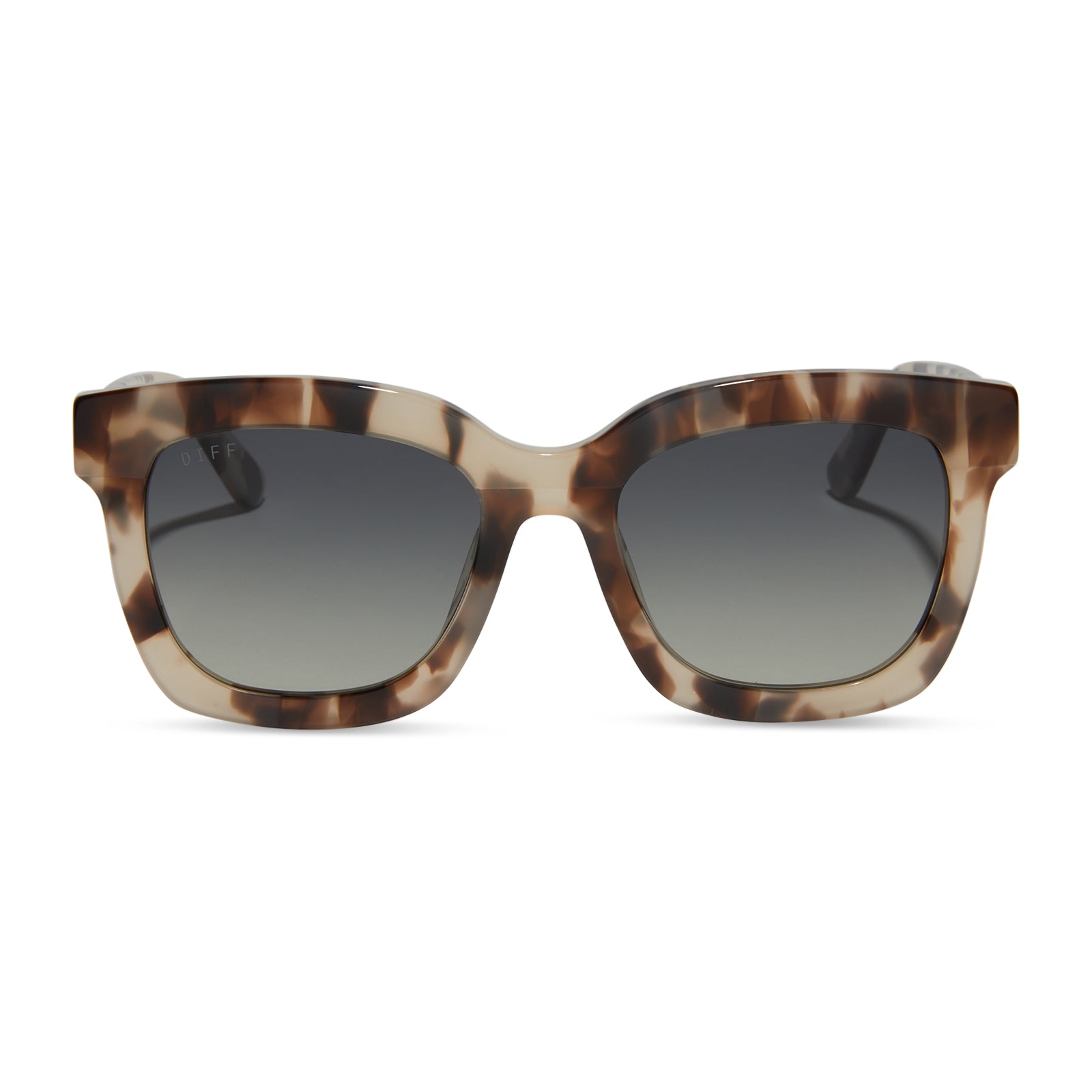 CARSON - CREAM TORTOISE + GREY GRADIENT + POLARIZED SUNGLASSES