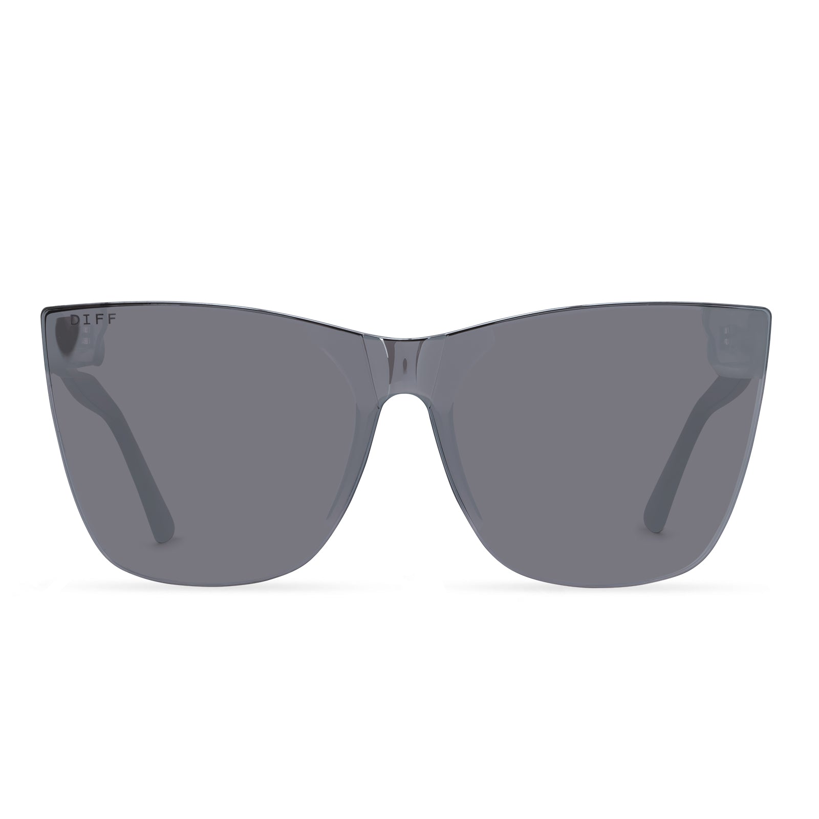 JENNA - BLACK + SMOKE FLASH SUNGLASSES