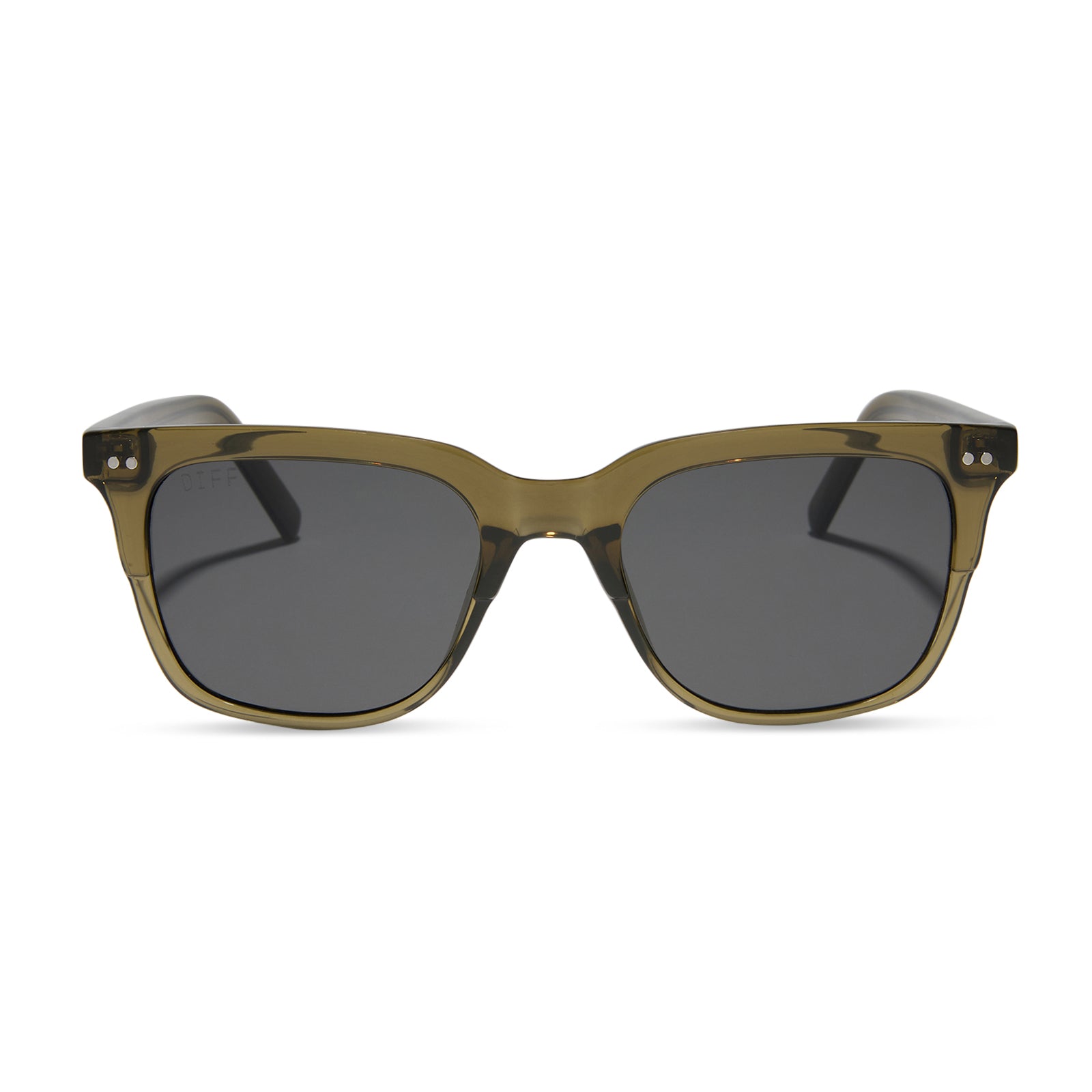 BOBBY - MILKY OLIVE + GREY SUNGLASSES