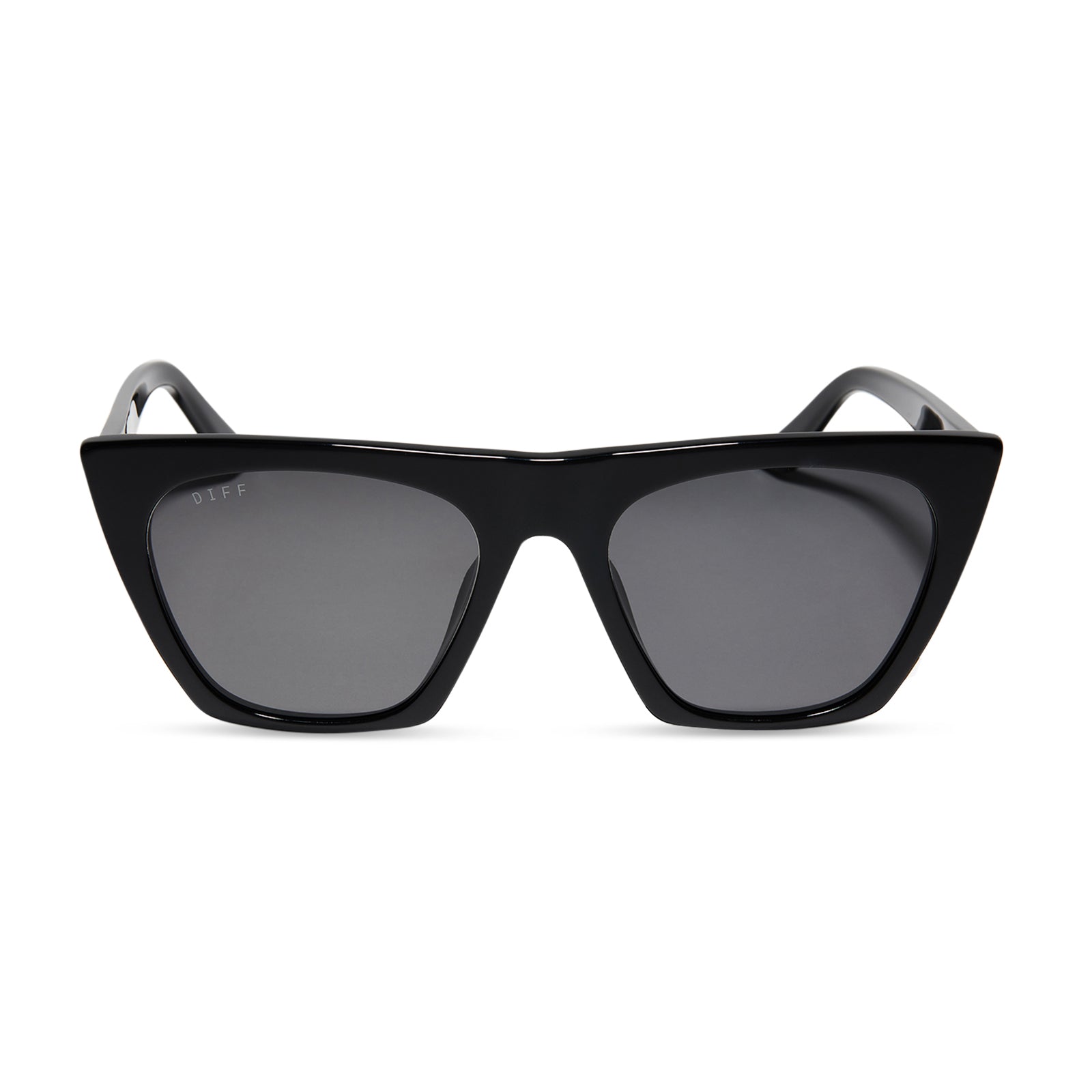 AVRIL - BLACK + GREY + POLARIZED SUNGLASSES