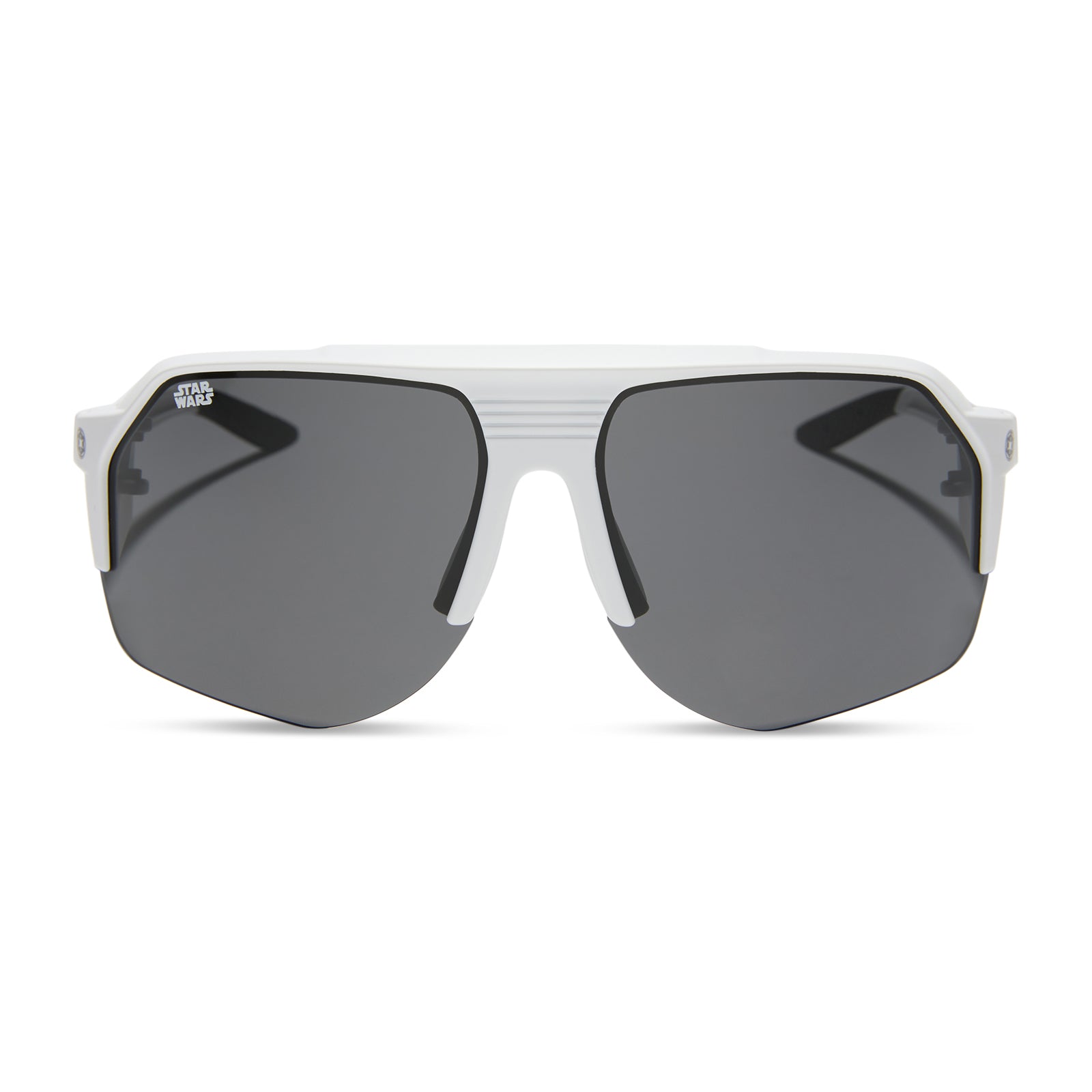 STORMTROOPER SPORT - GALACTIC WHITE + CATEGORY 3 POLARIZED DARK GREY SUNGLASSES