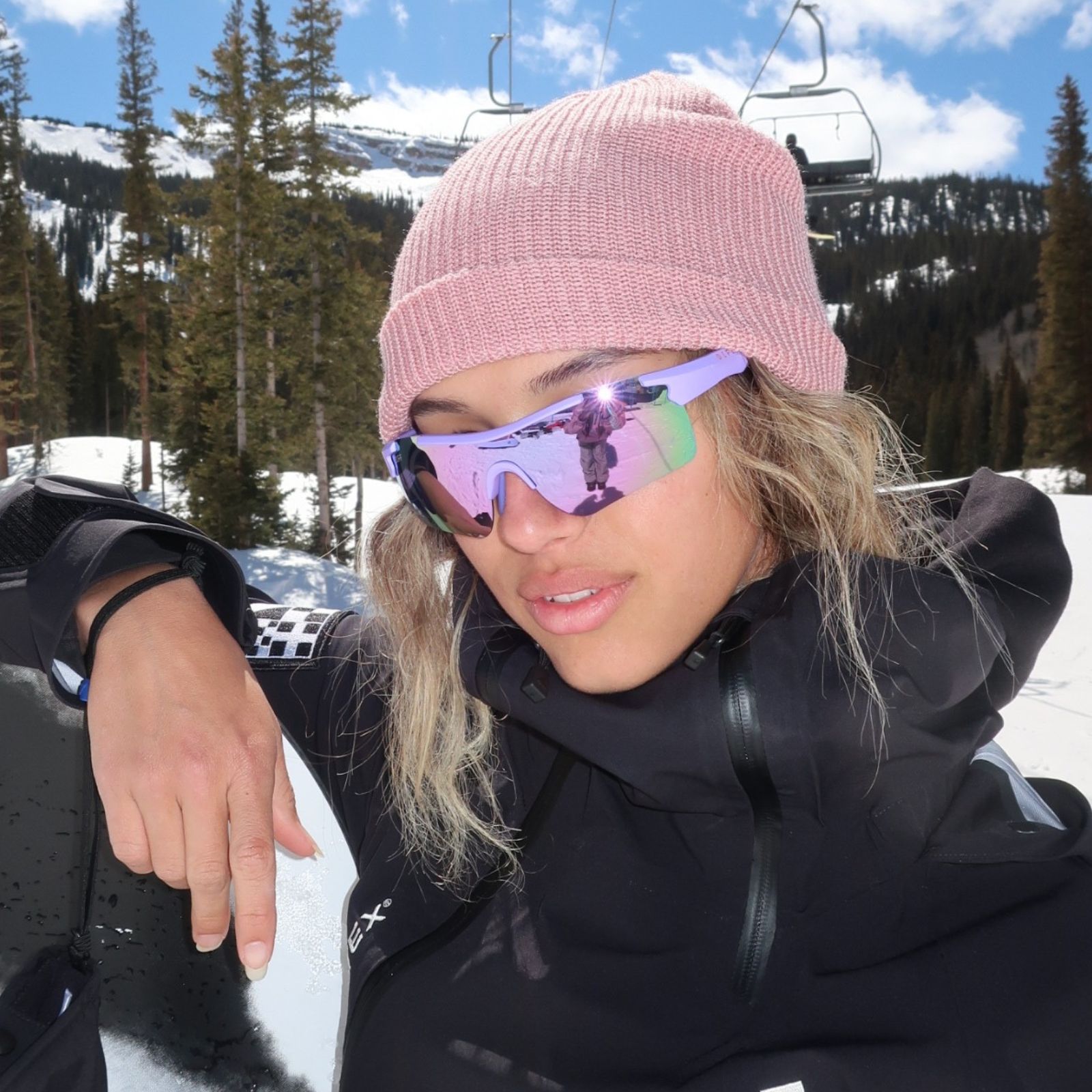 BLITZ - MATTE LAVENDER + LAVENDER MIRROR + POLARIZED SUNGLASSES