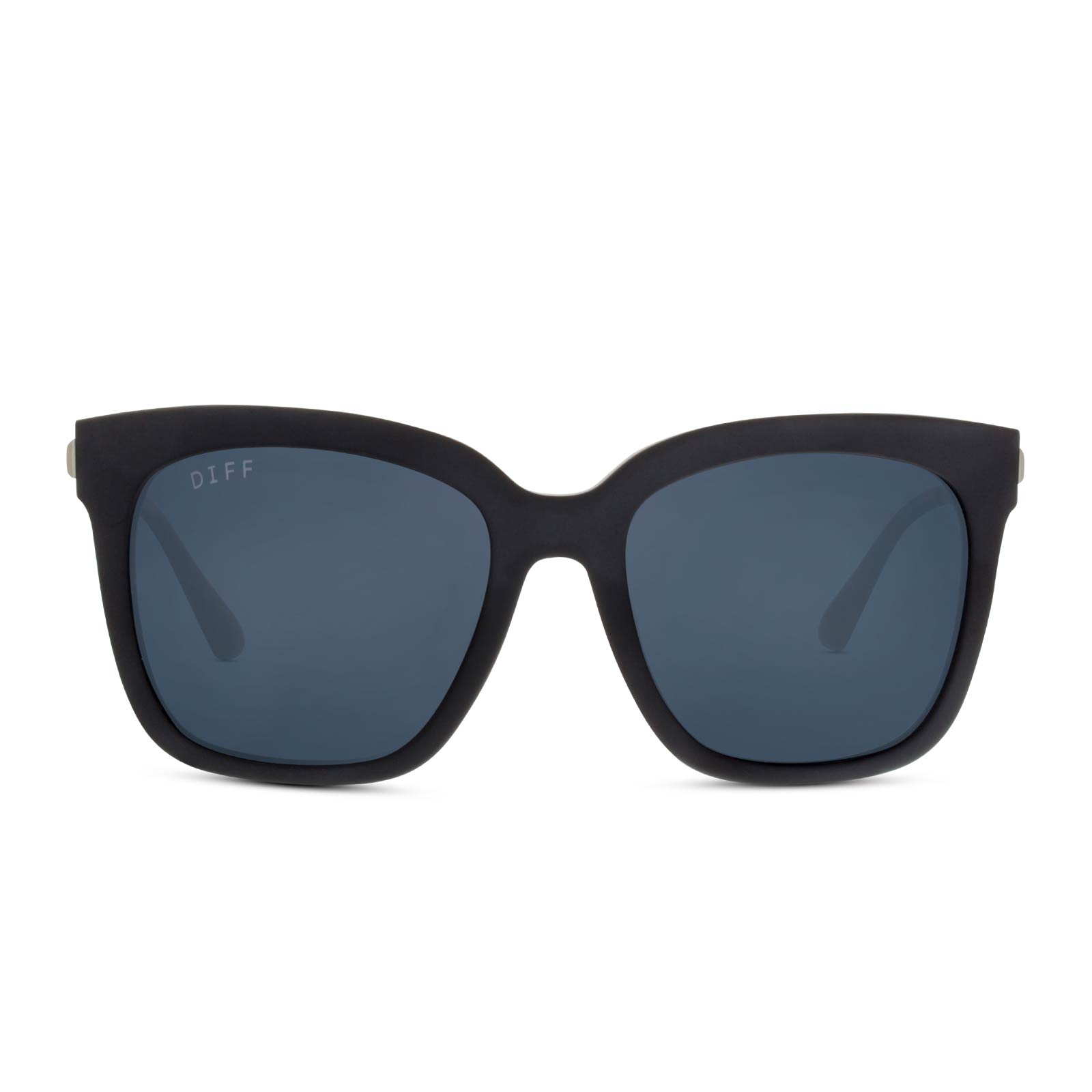 BELLA - MATTE BLACK + GREY + POLARIZED SUNGLASSES
