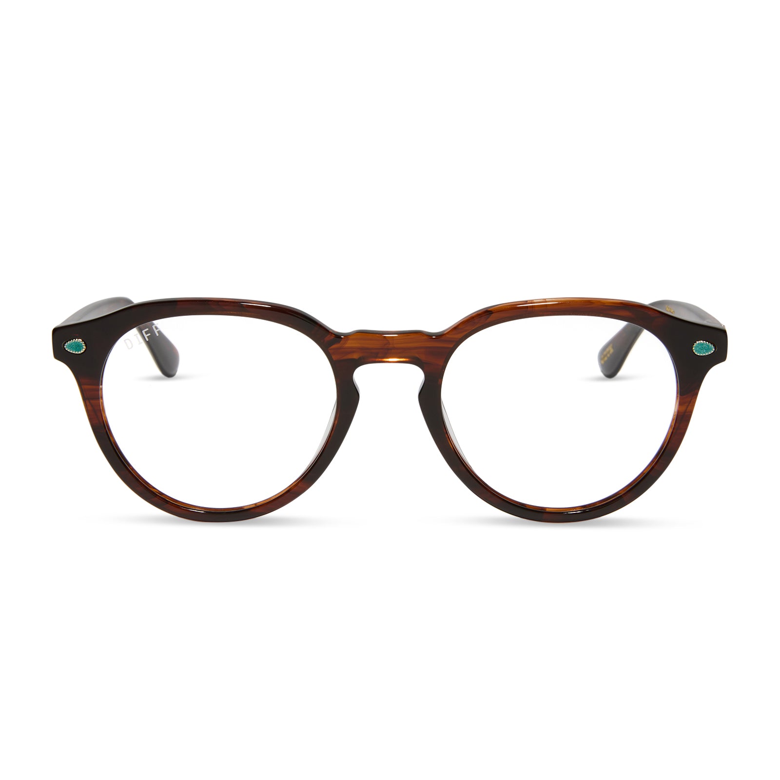 BETH - WARM SEQUOIA TORTOISE + PRESCRIPTION GLASSES