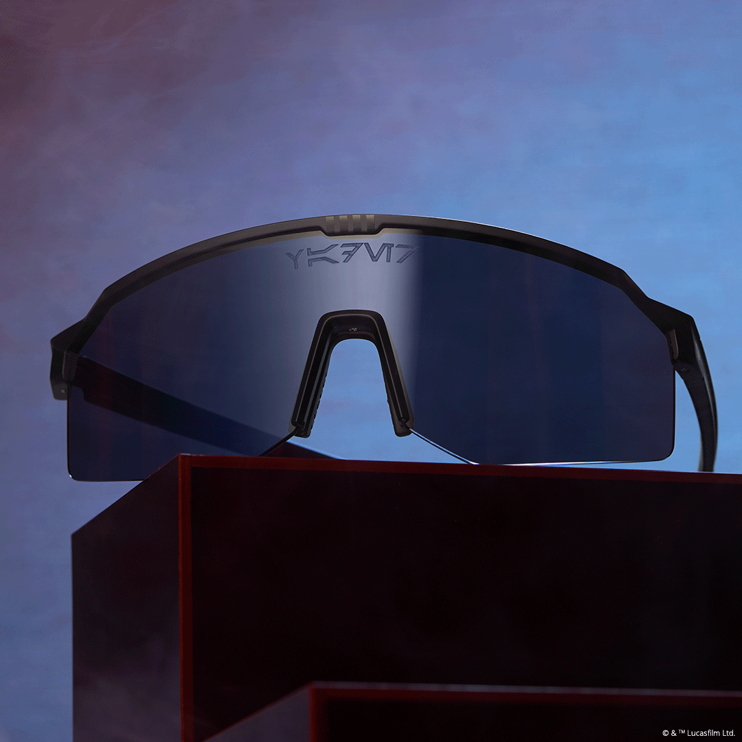 DARTH VADER™ 4.0 - DARK GLOSSY BLACK + BLACK GREY + POLARIZED SUNGLASSES