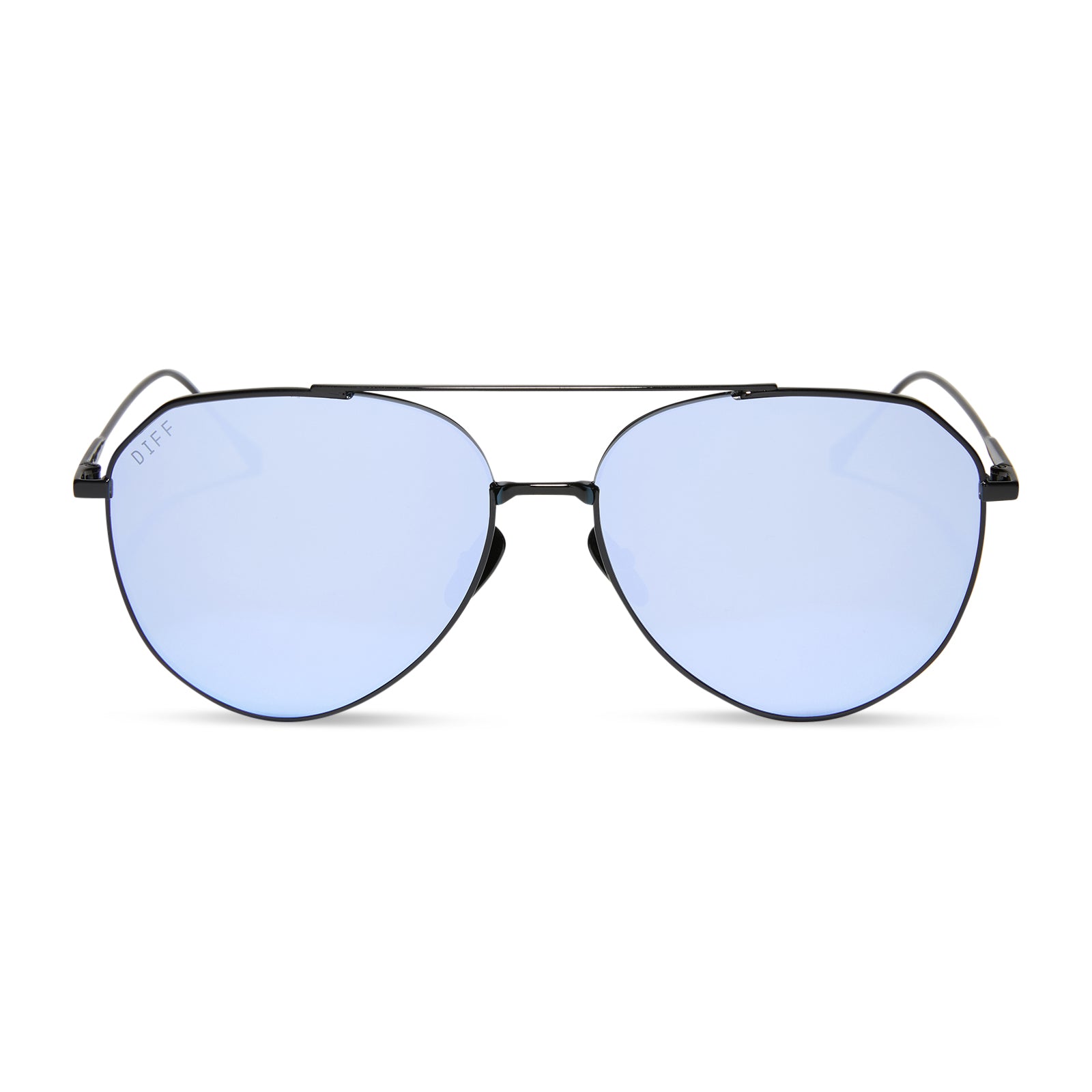 DASH - BLACK + LAVENDER MIRROR SUNGLASSES