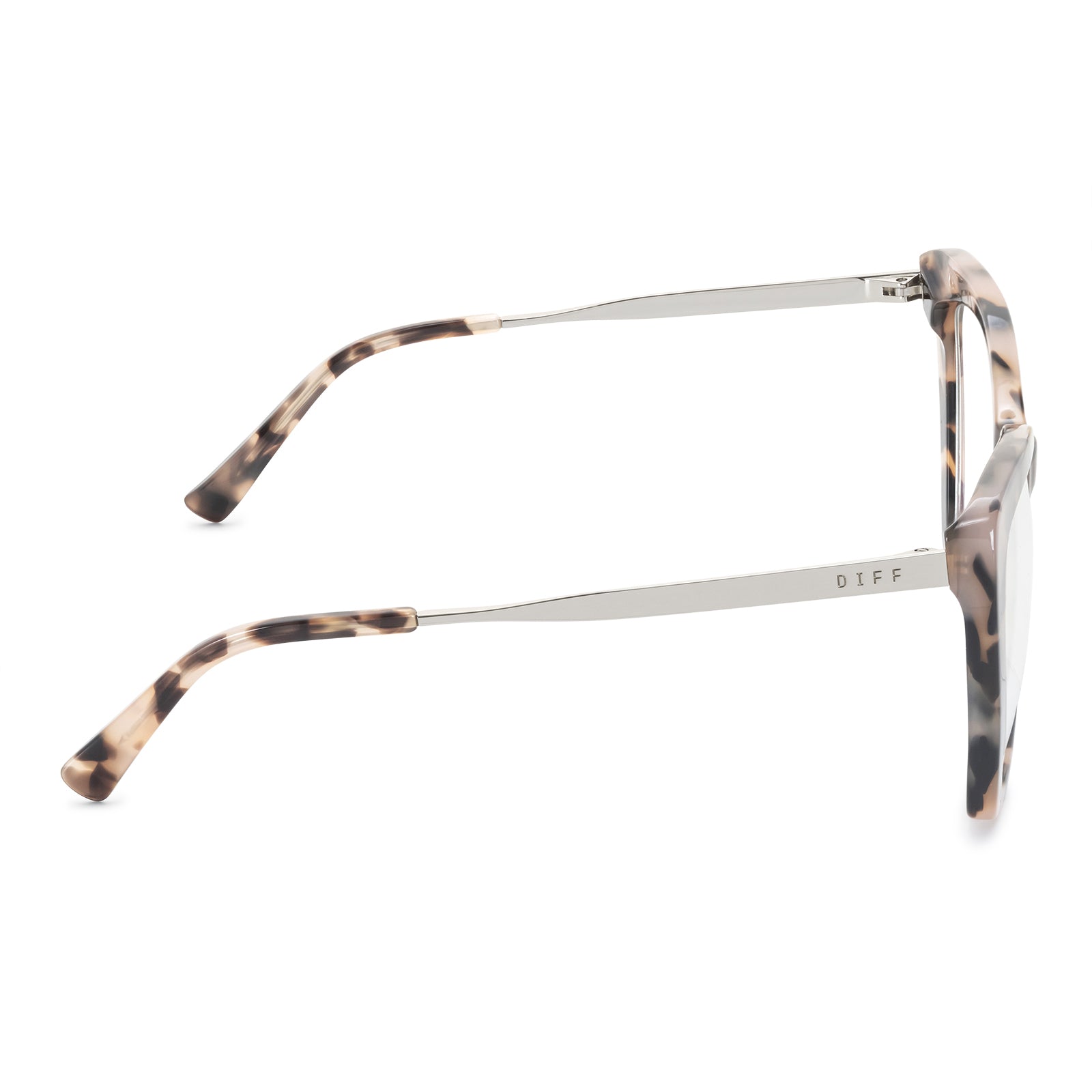 BECKY IV - HIMALAYAN TORTOISE + CLEAR GLASSES