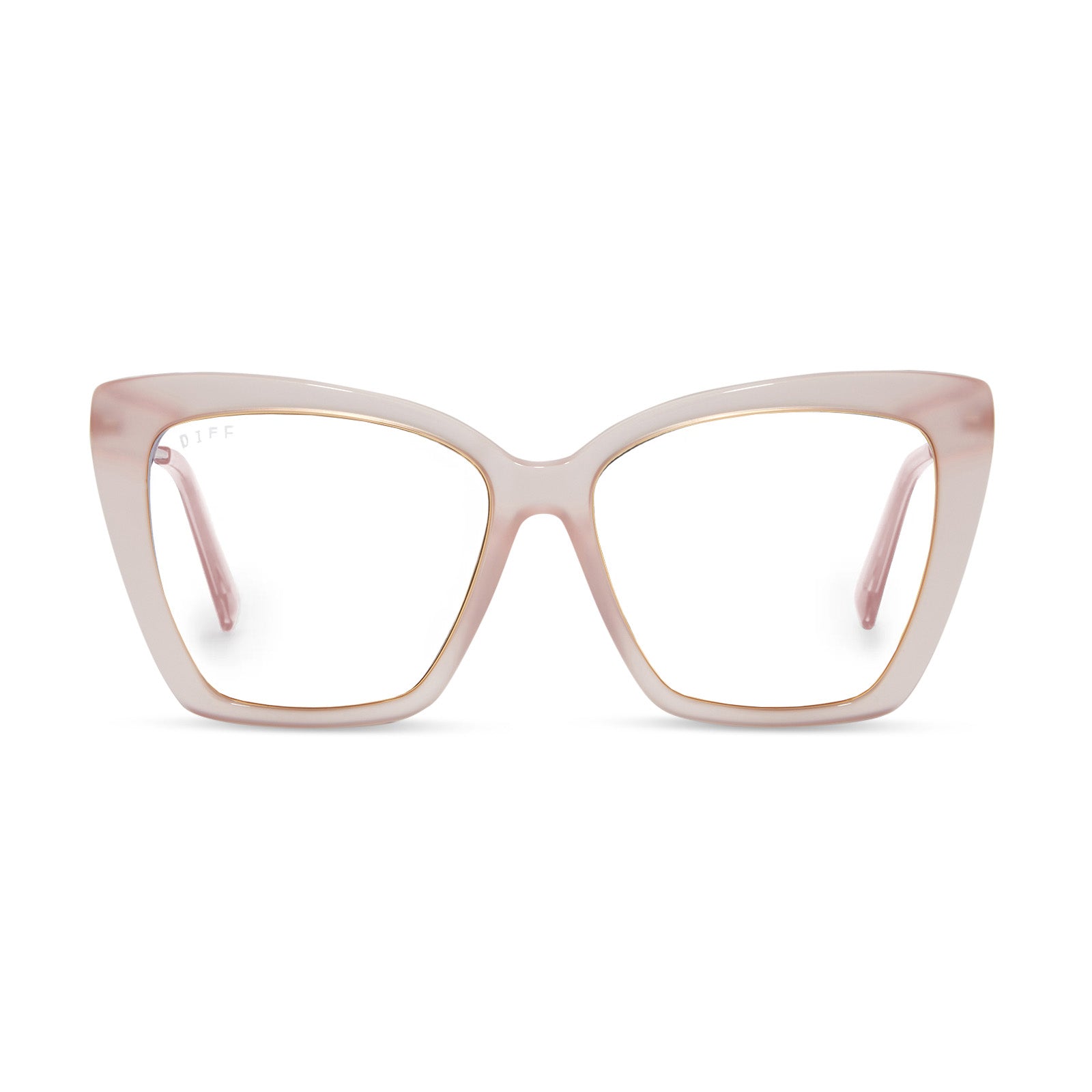 BECKY IV - ROSE TEA PINK + PRESCRIPTION GLASSES