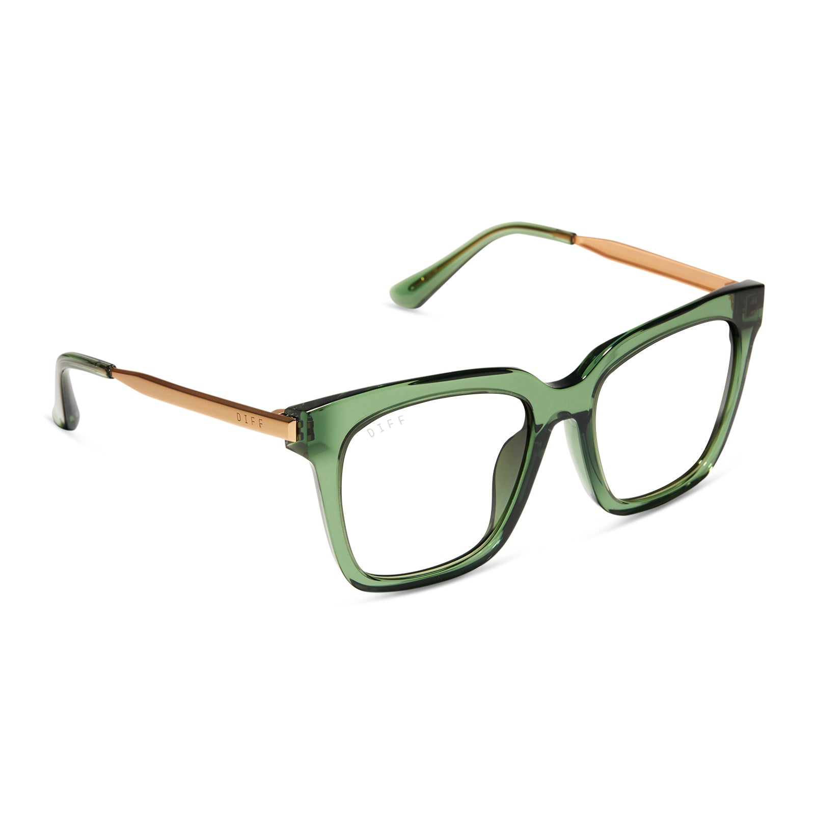 BELLA - SAGE CRYSTAL + PRESCRIPTION GLASSES