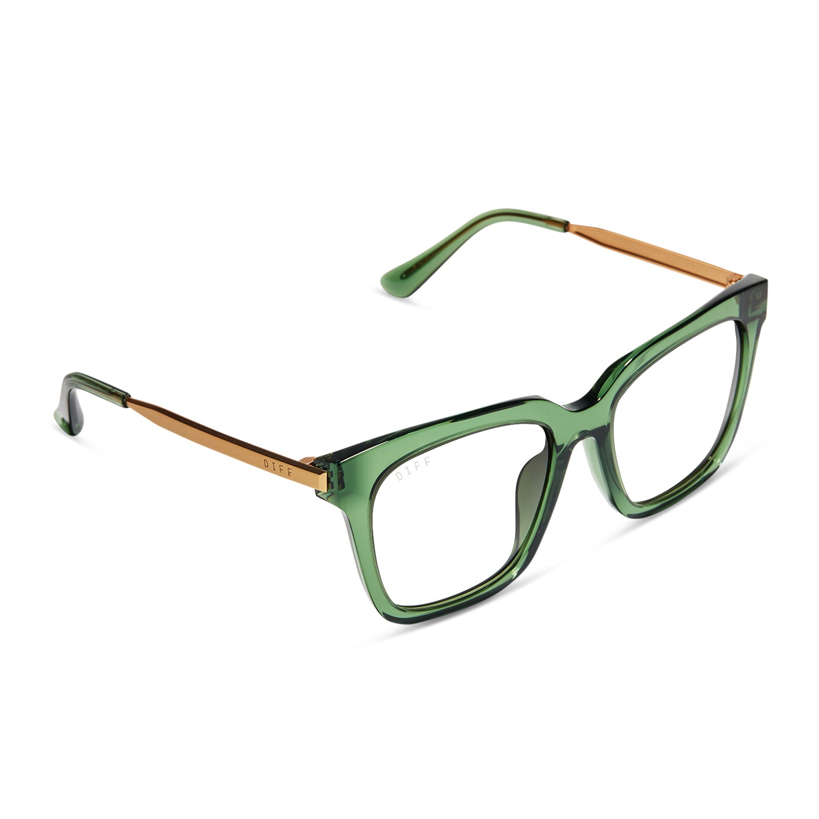 BELLA - SAGE CRYSTAL + PRESCRIPTION GLASSES