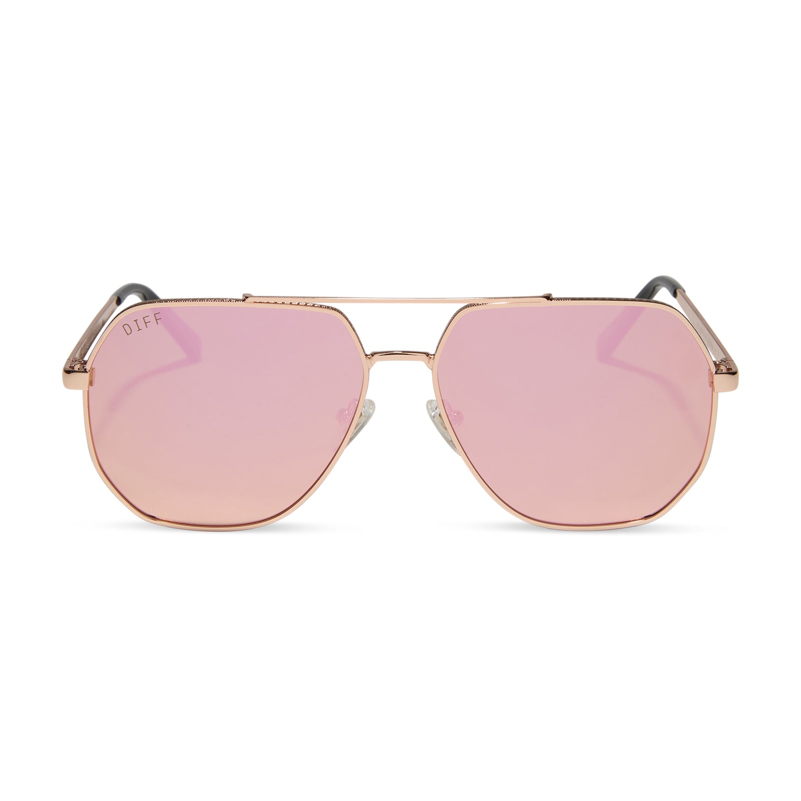 BEVERLIN - HENDRIX + ROSE GOLD + CHERRY BLOSSOM MIRROR + POLARIZED SUNGLASSES